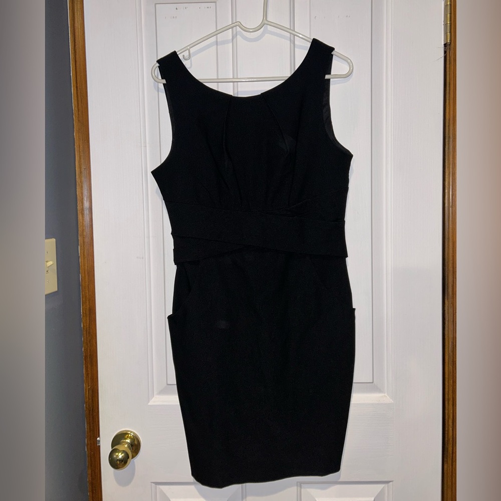 Black cocktail dress